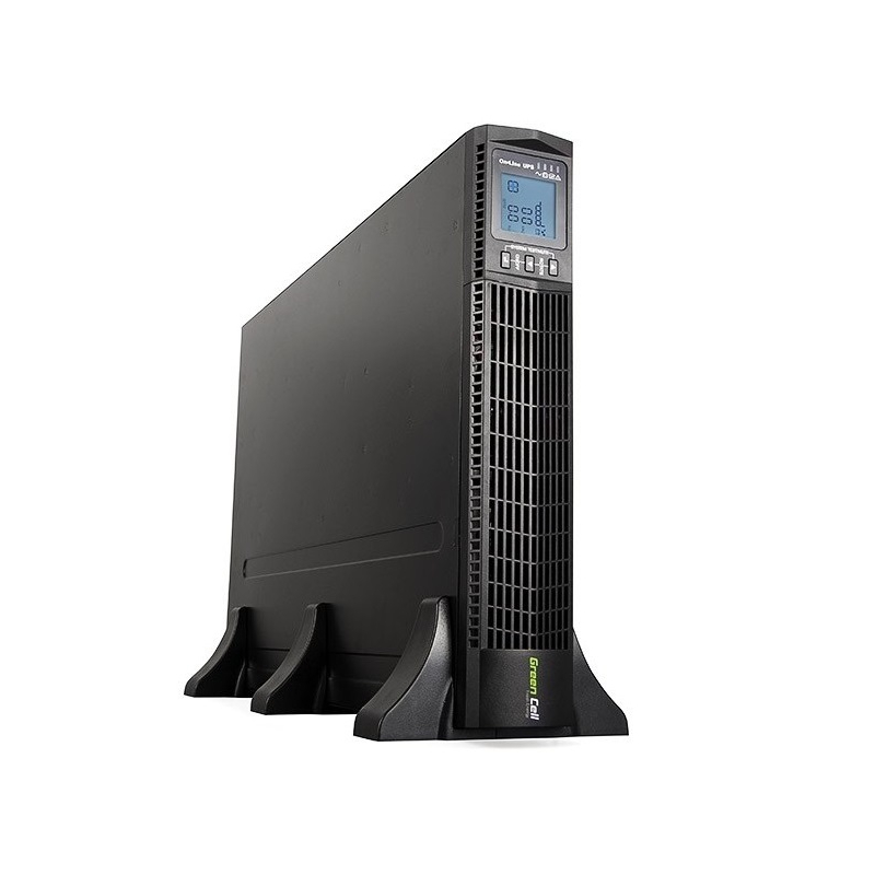 Green Cell online UPS rack RTII 3000VA/2700W with LCD display