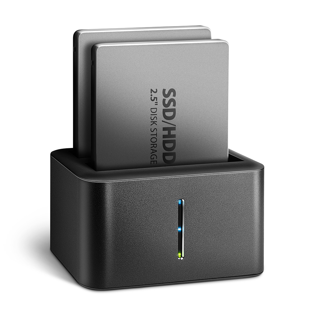 Axagon dual USB 3.2 Gen 1 compact docking station for 2.5" SATA SSD/HDD