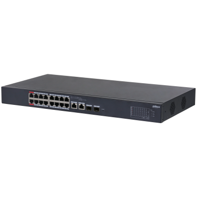 Dahua 18-port cloud managed desktop switch with 16-port PoE