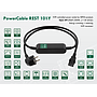 PowerCable REST is a smart 1x 230V/16A extension cord with WiFi connectivity. Device web for configuration,  M2M protocols: XML http, JSON http and URL API.  WiFi reconnect, ZCS (Zero Current Switching) and IOC. Type 101Y is using the EU power plug (CEE 7/7) to IEC320 C13 power output.