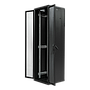 Toten System G, 19" floor cabinet, 42U, 600*600, perforated front door, split perforated rear door, black