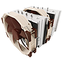 Noctua NH-D15, premium CPU cooler with 2X NF-A15 PWM 140mm fans (brown)