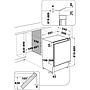 Whirlpool integreeritav külmik ARG 590, energiaklass F (vana A+), kõrgus 82cm