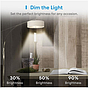 Meross smart LED light bulb MSL100HK, 6W/2700K, beam angle 180 degrees, 2 pack, EU