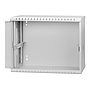 Netrack hanging cabinet V-Line rack 19" 3U/180mm, gray, metal door