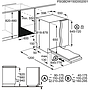 Nõudepesumasin Electrolux, integreeritav, 60 cm, 48 dB