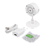 Deltaco indor smart IP camera, Wi-Fi 2.4GHz, 1080P, white