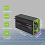 Qoltec Monolith 3-in-1 solar inverter with AC charging function | MPPT | UPS | ATS | 3000W | 6000W | 12V to 230V | pure blue wave