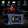 Qoltec intelligent microprocessor charger 12V 15A | rectifier with repair & power maintenance function during battery replacement | for AGM gel LiFePO4 | LCD