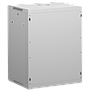 Netrack 19" wall-mount F-Line rack cabinet, 15U 600*450, glass door, gray, flat-pack