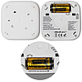 Qoltec certified wireless smoke detector with battery, Tuya, Wi-Fi, sensor service life 10 years, 85dB alarm, LED