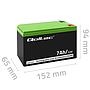 Qoltec AGM battery 12V 7 Ah maintenance-free, efficient, LongLife, for UPS & security