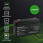 Qoltec AGM battery 6V 1.3Ah, maintenance-free, efficient, LongLife, for UPS, scale, cash register
