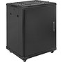 Qoltec 19" floor rack cabinet 15U 600*855*600, perforated doors, black