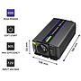 Monolith 600MS wave voltage converter, 12V DC to 230V AC, 300/600W, USB