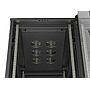 Lanberg rack cabinet 19" free standing 27U 600*1000 flat pack with glass door black