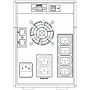 ABB line-interactive UPS 11LI 1500VA/900W, 4min@60%load