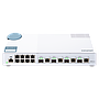 QNAP 10GbE managed switch, with 4-port 10GbE SFP+/RJ45 combo & 8-port Gigabit