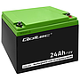 Qoltec AGM battery 12V, 24Ah, max 360A, long-life, for UPS