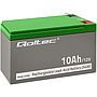 Qoltec AGM battery 12V, 10Ah, long-life