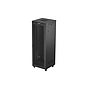 Lanberg 19" free-standing rack cabinet, 47U 800*800 with mesh door, LCD, black, flat-pack