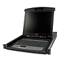 17" Rack LCD Console with Integrated 8 Port Analog KVM Switch