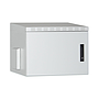 12U wall mounting cabinet, outdoor, IP55 713x600x600 mm, color grey (RAL 7035)