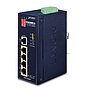 Planet industrial 5-port 10/100TX Ethernet switch with 4-port 802.3at PoE+