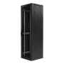 Toten System G, 19" floor cabinet, 42U, 600*600, perforated front door, split perforated rear door, black