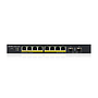 ZyXEL GS1900-10v2 8-port GbE L2 PoE smart switch + 2 SFP slots 802.3at desktop fanless 70 Watt