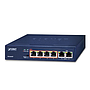 Planet FSD-604HP 4-port 10/100TX 802.3af/at PoE (60W) + 2-Port 10/100TX HD IP surveillance system desktop switch