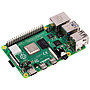 SBC, Raspberry Pi4 B 4GB, BCM2711, ARM Cortex-A72, 4GB RAM, MicroSD, Linux, Wifi, 2x micro HDMI