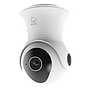 Deltaco Smart Home Wi-Fi camera with motorized pan & tilt, outdoor IP65, 2MP, ONVIF, white
