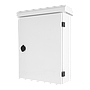 Lockable wall cabinet 350*140*450mm, IP55, white