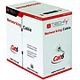 TechlyPro UTP Cat6 bulk cable 4*2 stranded CCA 305m box gray